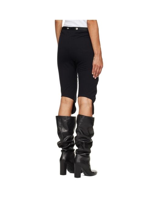 SECONDA Black Military Shorts