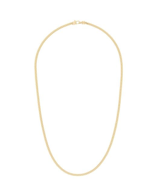 Tom Wood Metallic Curb Chain M Necklace for men