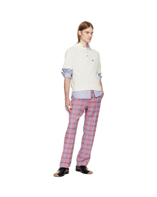 Vivienne Westwood Red Doc Trousers for men