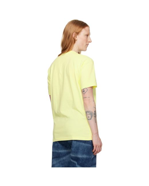 Eytys Yellow Leon 'extra Virgin' T-shirt