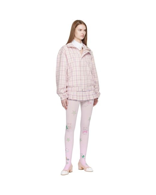 Sandy Liang Pink Papas Jacket