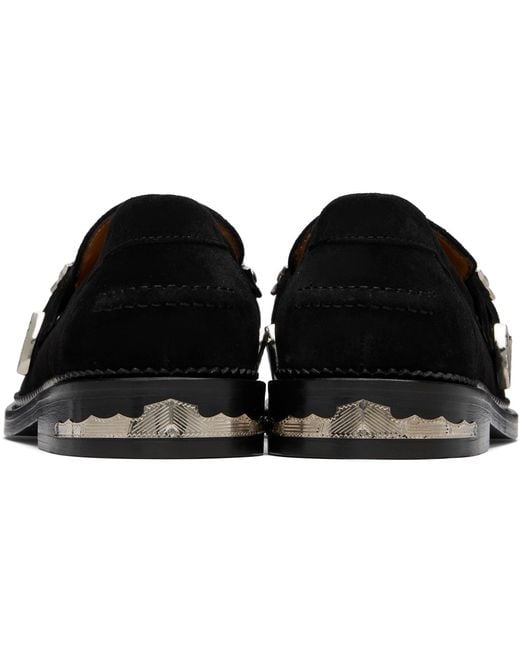 Toga Virilis Black Ssense Exclusive Loafers for men