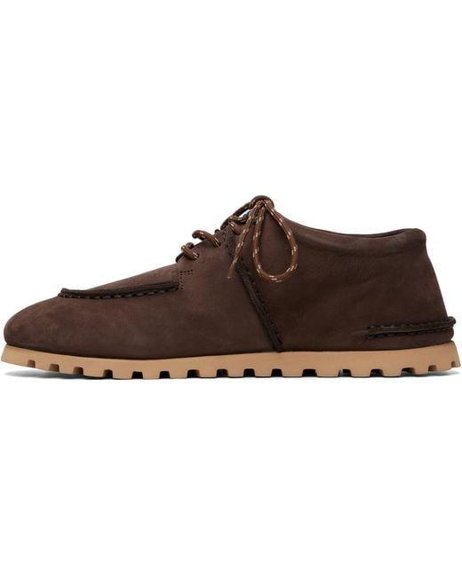 MARSELL Gomme Brown Pizzicarro Derbys for men