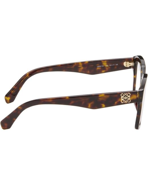 Loewe Brown Anagram Glasses for men