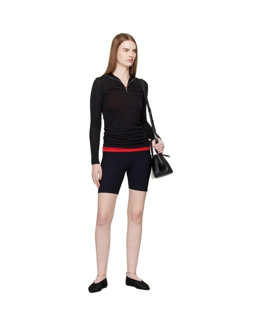 Jil Sander Black Small Dune Bag