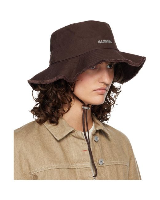 Jacquemus Brown 'The Artichaut' Bucket Hat
