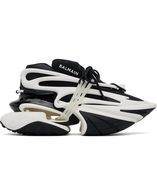 Balmain Black Unicorn Low-Top Sneakers for men