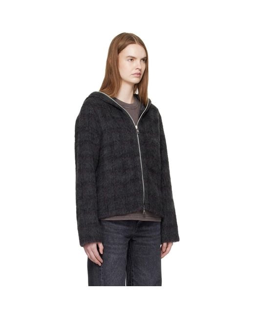 Our Legacy Black Full Zip Hood Jacket