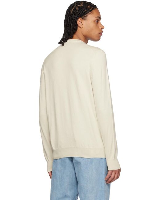 A.P.C. Black . Off-white Sylvain Sweater for men