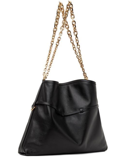 Moyen sac noir à bandoulière en chaine à ferrures voyou Givenchy en coloris Black