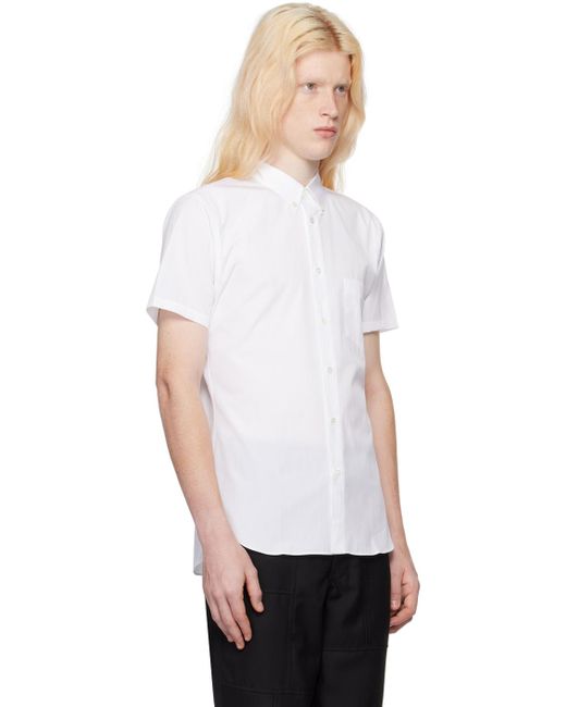 Comme des Garçons Comme Des Garçons Shirt White Buttoned Shirt for men