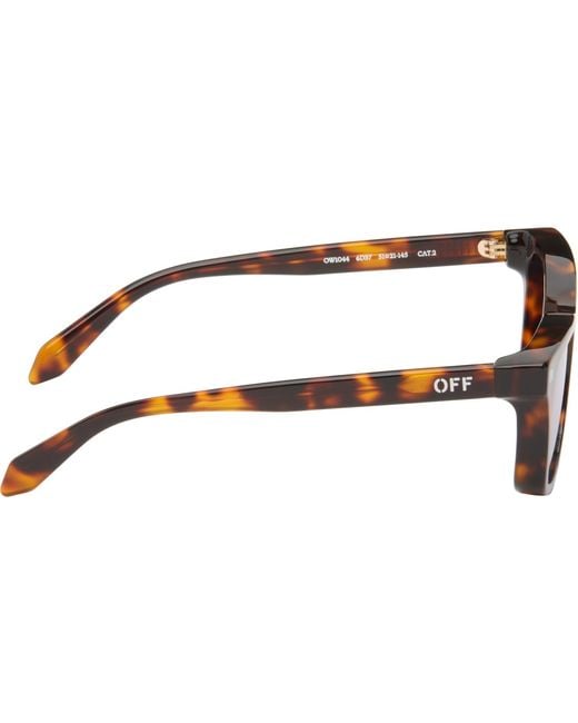 Off-White c/o Virgil Abloh Brown Katy Sunglasses for men