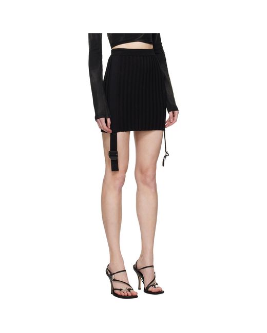 Minijupe Utilitaire Noire Dion Lee en coloris Black