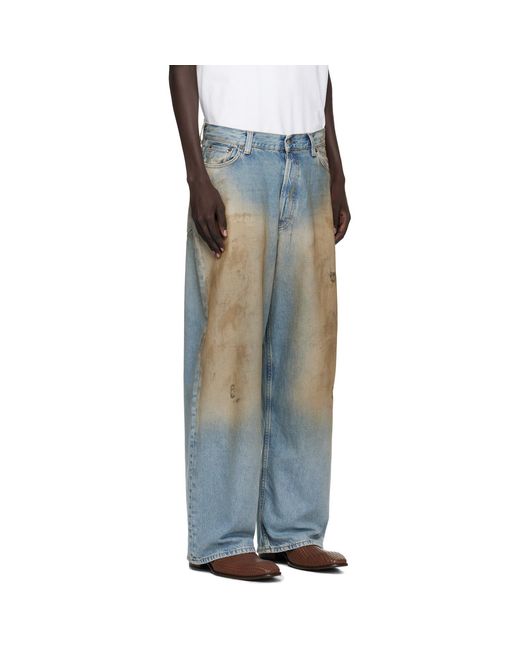 Acne Black Loose Fit 2023 Jeans for men