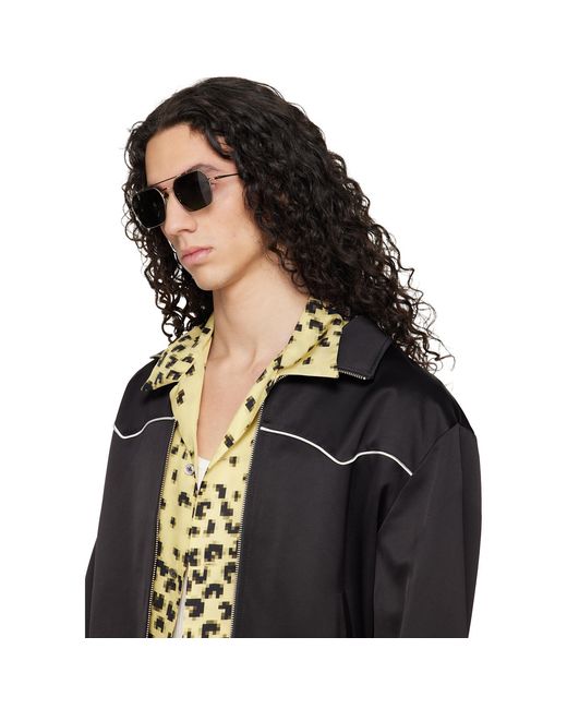 Oliver Peoples Black Tk-15 Sunglasses for men