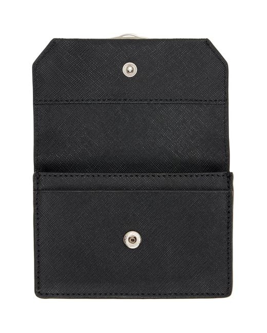 Vivienne Westwood Black Business Card Holder for men
