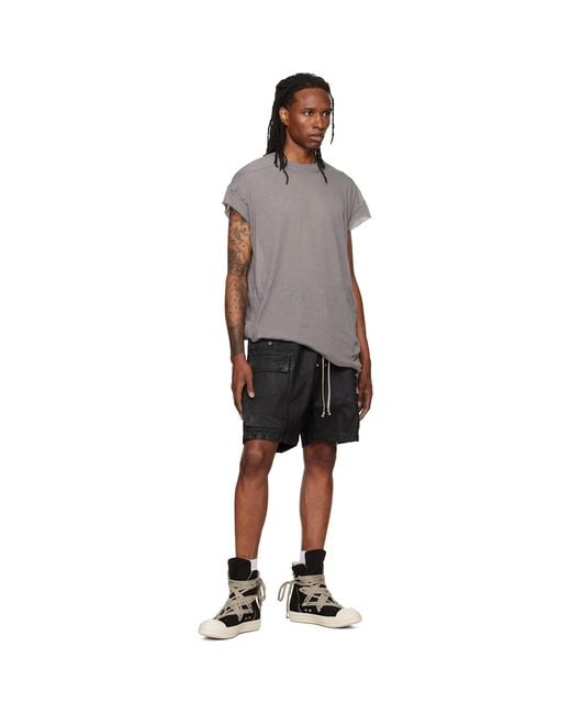 Rick Owens Black Tower Megalace Sneakers for men