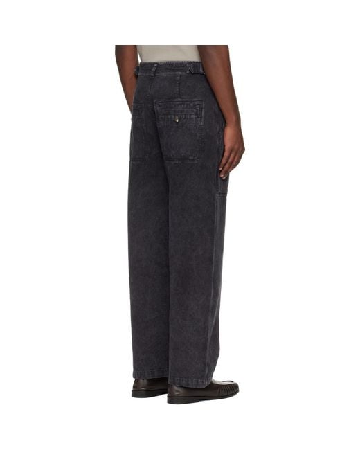 Isabel Marant Black Ilyan Jeans for men
