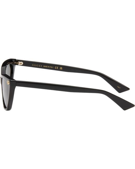 Gucci Gray Light Gg Cat Eye Sunglasses