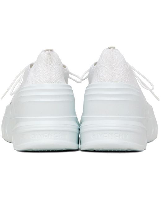 Givenchy Black White Marshmallow Wedge Sneakers