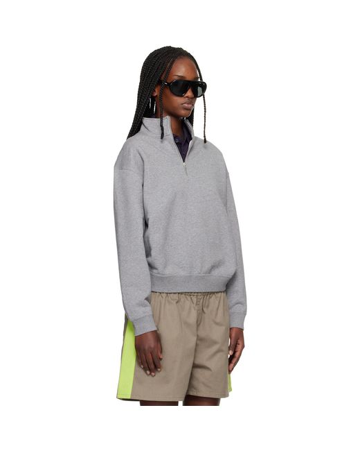 Canada Goose Gray Wander Quarter Zip Sweatshirt