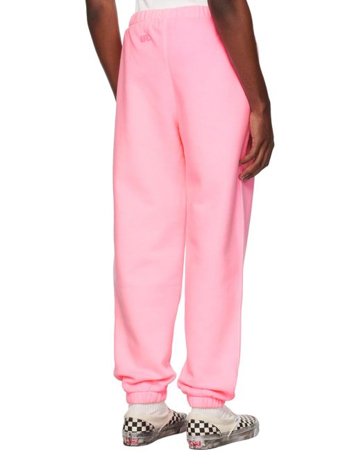ERL Pink Two-pocket Sweatpants for men