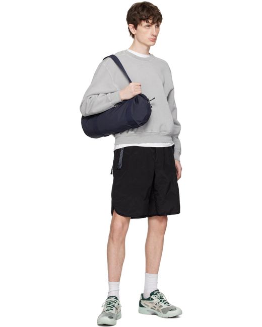 A.P.C. Blue Asics Edition Gym Duffle Bag for men