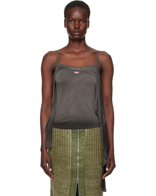 DIESEL グレー T-Malo キャミソール Brown