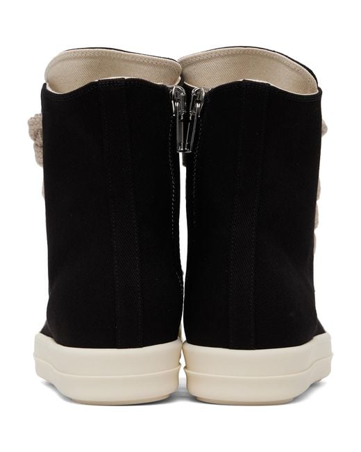Rick Owens Black Tower Jumbolace Sneaks Sneakers for men