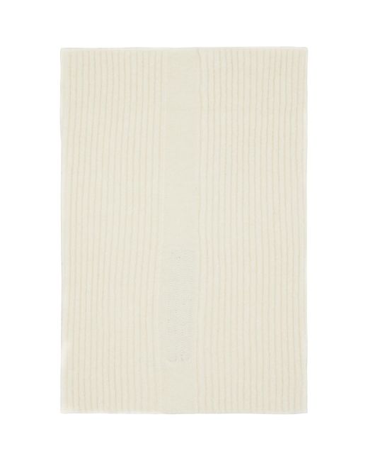 Rick Owens Natural Off- Concordians Tube Scarf