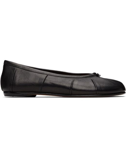 Maison Margiela Black Tabi Ballerina Flats for men