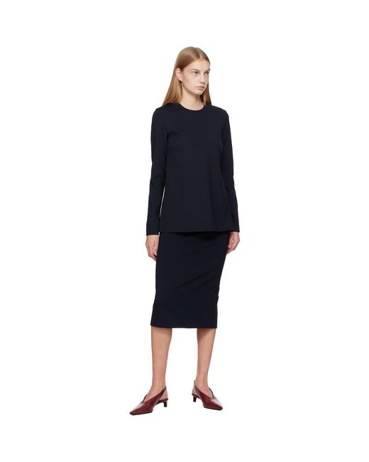 Max Mara Blue Mxpneutro Top
