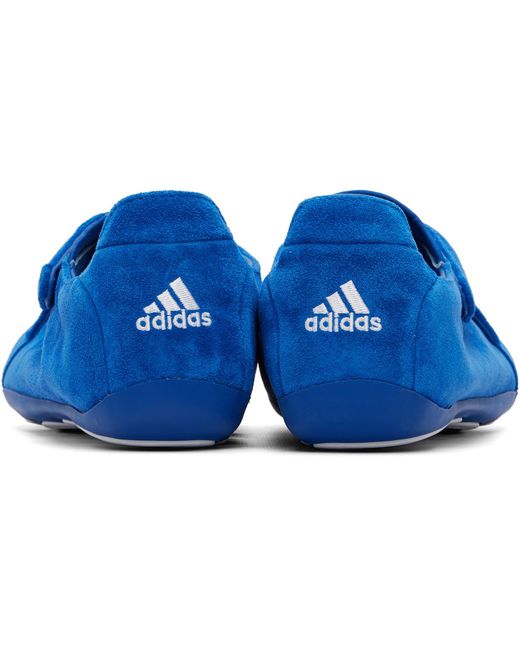 Adidas Originals Blue Pharrell Williams Edition Vario Flat Earther Sneakers for men