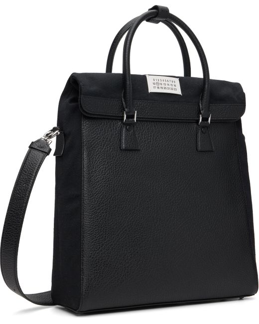 メンズ Maison Margiela ブラック 5Ac Daily Vertical トートバッグ Black