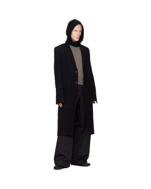 Rick Owens Black Tower Work Trousers for men
