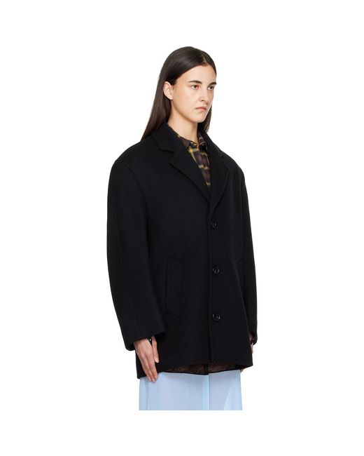 Coperni Black Oversize Coat