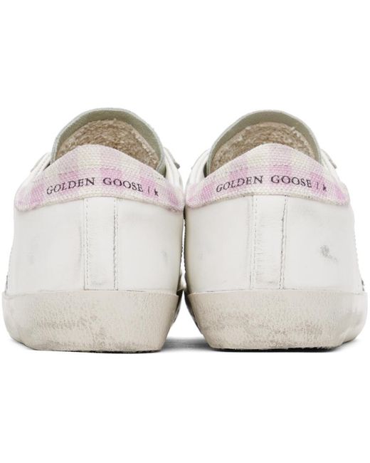 Golden Goose Deluxe Brand Black Ssense Exclusive White & Gray Super-star Sneakers