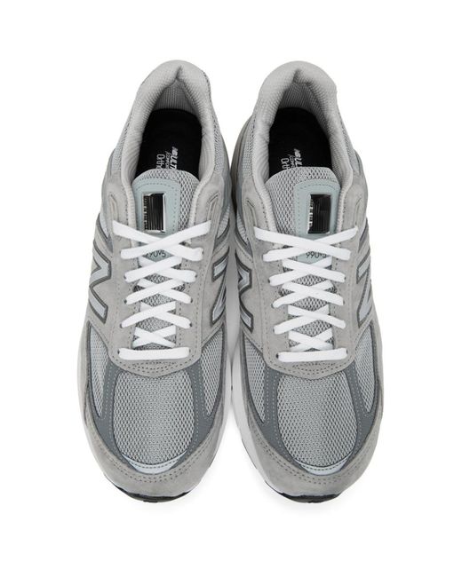 New Balance Suede Grey Made In Us 990v5 Sneakers in Grey/Silver (Gray) for Men - Lyst