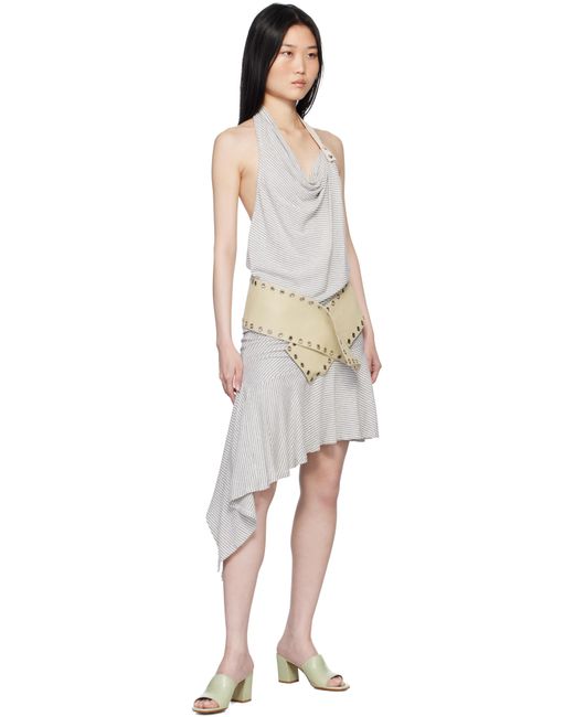 Belle Anna Cream Dilara Belt goat skin with Grommets Belle Anna Dilara Belt in Black | Lyst main image 3