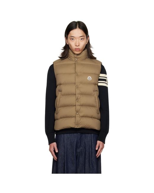 Moncler Black Tibb Down Vest for men