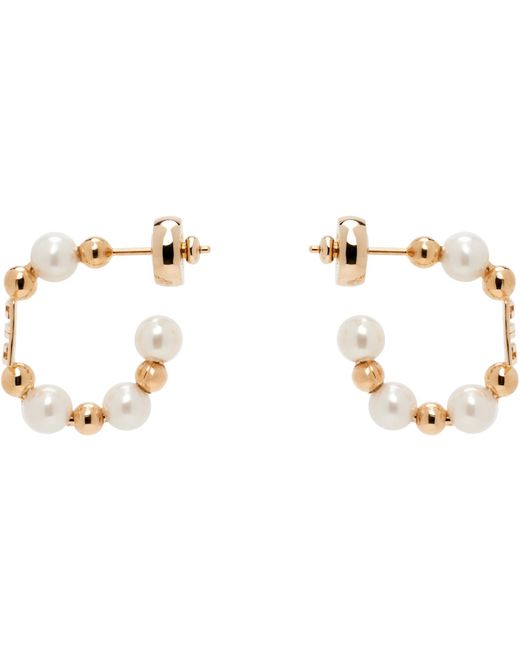 Givenchy Black Rose & 4G Earrings