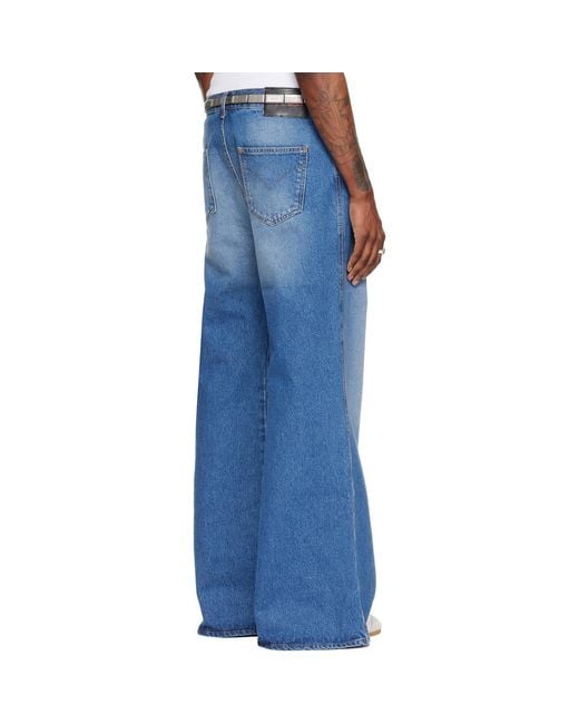 Lu'u Dan Blue Denim Phat Jeans for men