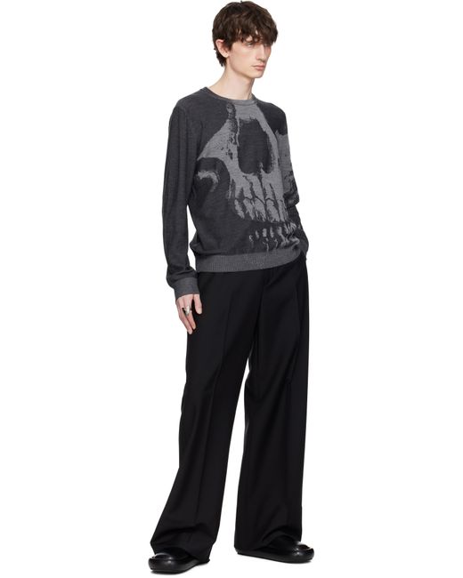 メンズ Alexander McQueen ブラック Arc クロッグ Black