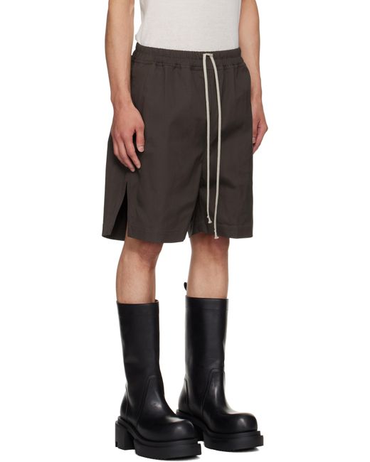 Rick Owens Black Concordians Boxer Shorts for men