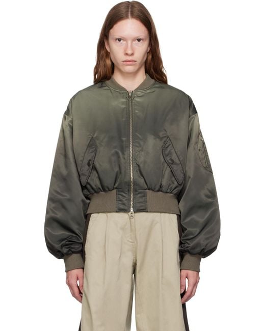 ジャケット・アウター NICENESS 24ss PAM KHAKI NICENESS PAM ツイステッドシルク ジャケット(KHAKI)