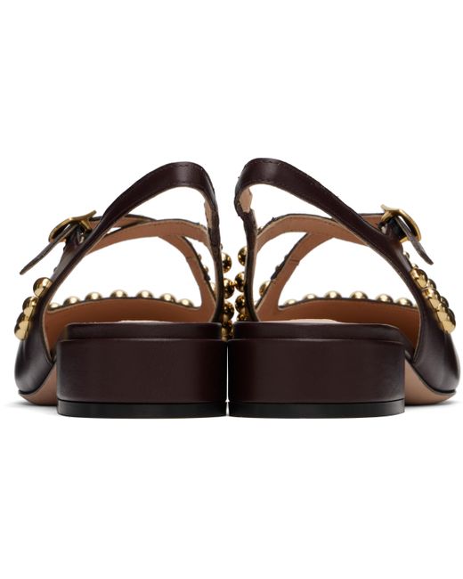 Bally Black Rina Slingback Heels