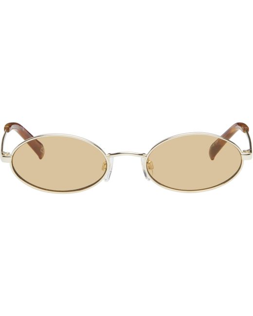 Le Specs ゴールド Love Train サングラス Black