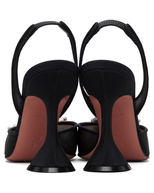 AMINA MUADDI Black Begum Sling 95 Heels