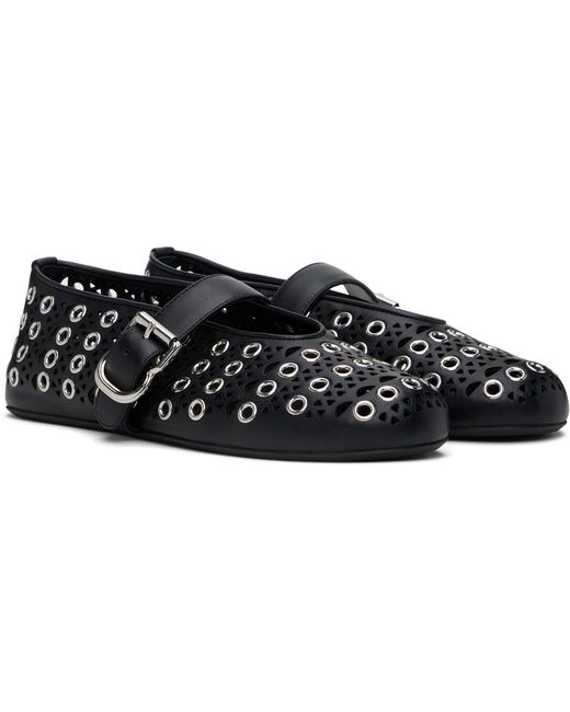 Alaïa Black Ballet Flat