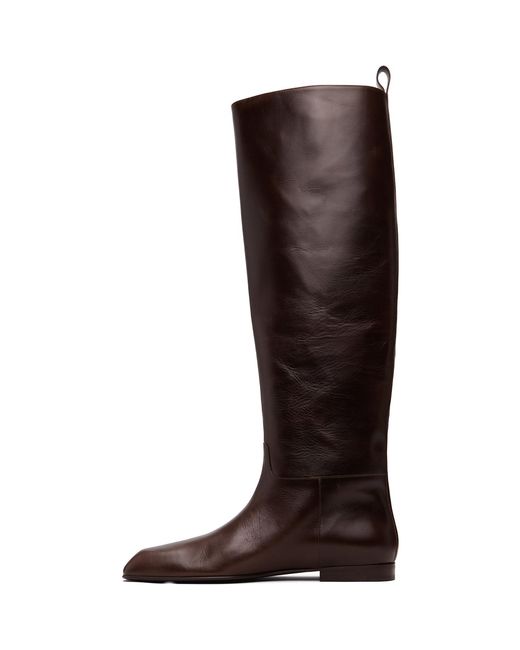 Khaite Black Colt Knee-High Boots